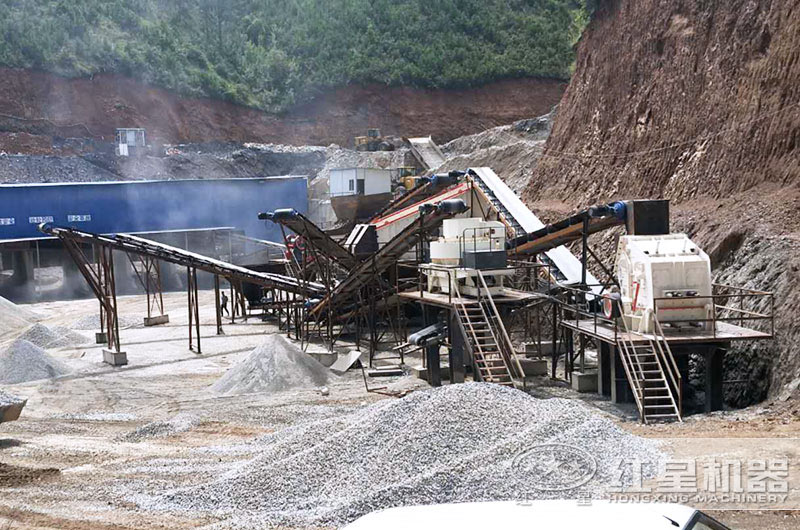 石灰石制砂生產(chǎn)線現(xiàn)場實(shí)拍