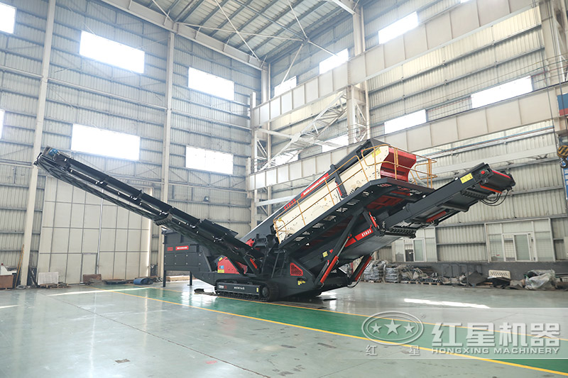 另外，紅星廠家還有履帶裝置的移動磕石機_小型碎石機