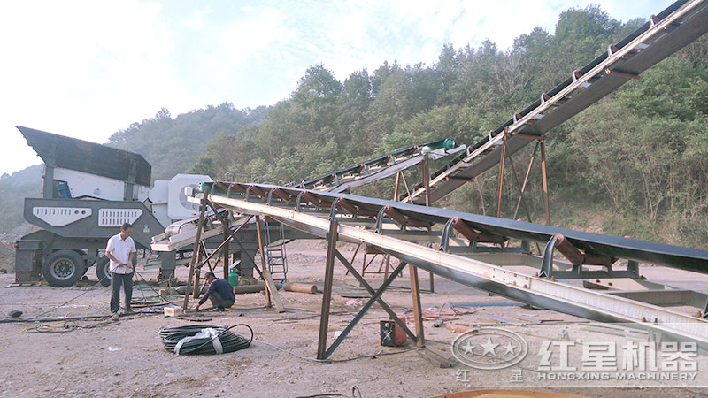 移動(dòng)粉碎機(jī)油電兩用，作業(yè)效率高