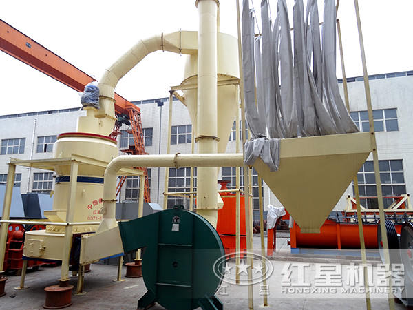 雷蒙磨粉機(jī)加工石灰石作業(yè)流程