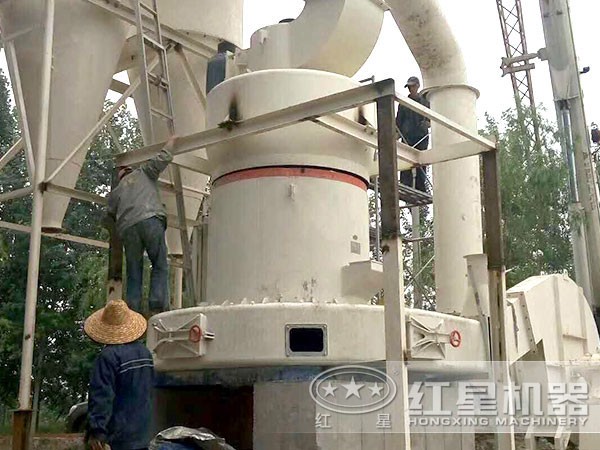 微粉磨施工現(xiàn)場(chǎng)