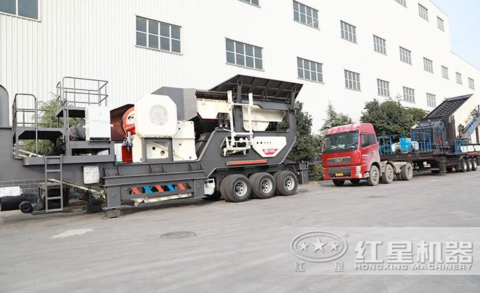 輪胎式移動礦石破碎機(jī)