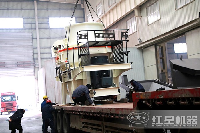 建筑用砂制砂機(jī)車(chē)間發(fā)貨