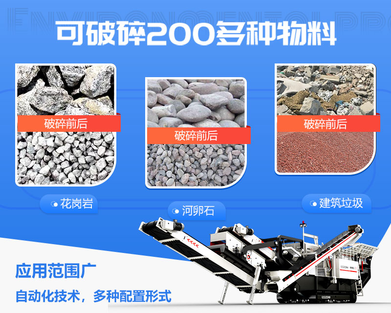 移動式粉碎機(jī)物料應(yīng)用