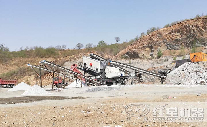 汽車式破石子機設(shè)備