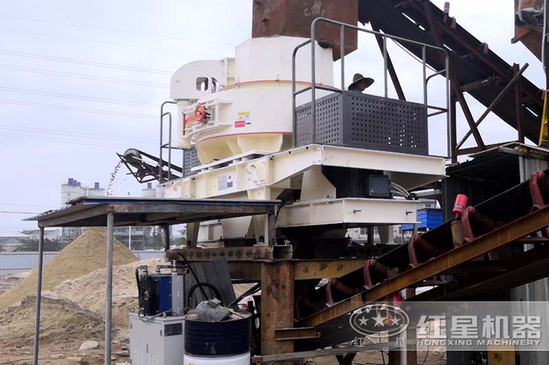 河石碎沙機(jī)設(shè)備客戶現(xiàn)場(chǎng)