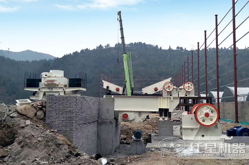 VSI立軸沖擊式制砂機(jī)現(xiàn)場