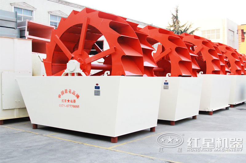 洗砂機用于沙場清洗，洗凈度高達99%