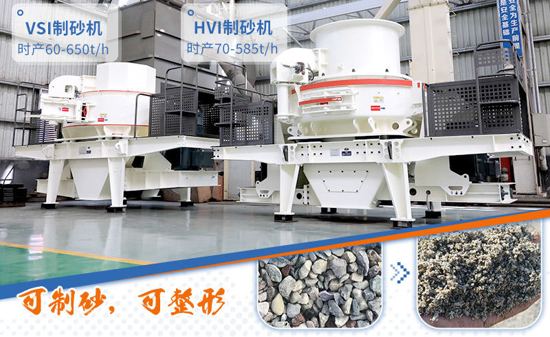 專業(yè)制砂設(shè)備：HVI制砂機(jī)、VSI制砂機(jī)