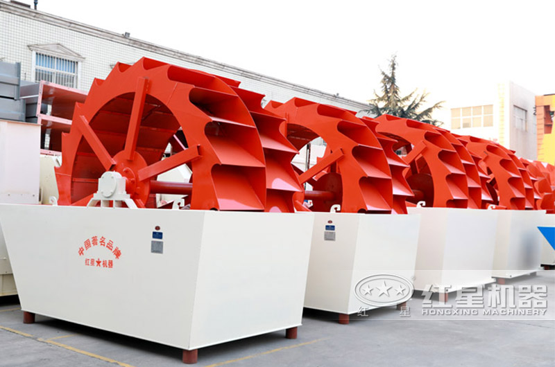 輪斗式洗砂機(jī)，洗凈度高達(dá)99%