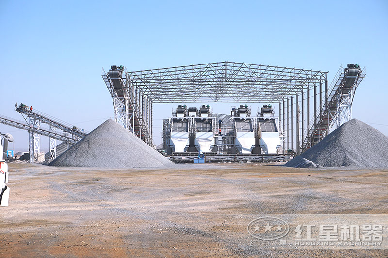 制砂生產線現(xiàn)場